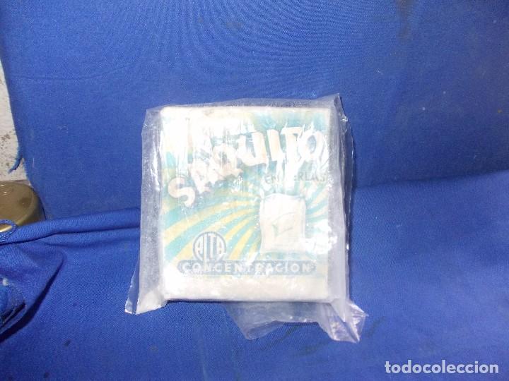 Cajas y cajitas met&aacute;licas: caja de detergente saquito llena - Foto 3