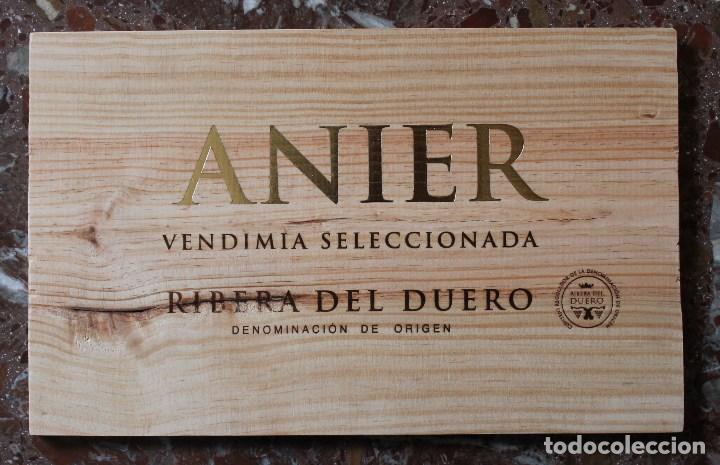 Boxes and metal boxes: TABLA MADERA DE CAJA DE VINO. Decoraci&oacute;n bar, restaurante, bodega. ANIER. RIBERA DUERO. 31X19