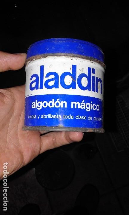 caja envase lata de algodón mágico aladdin para - Buy Antique boxes and  metal boxes on todocoleccion