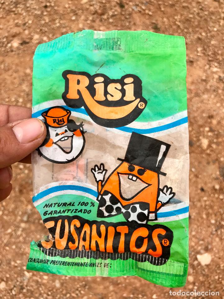 Caixas e caixinhas met&aacute;licas: BOLSA BOLSITA PL&Aacute;STICO GUSANITOS RISI