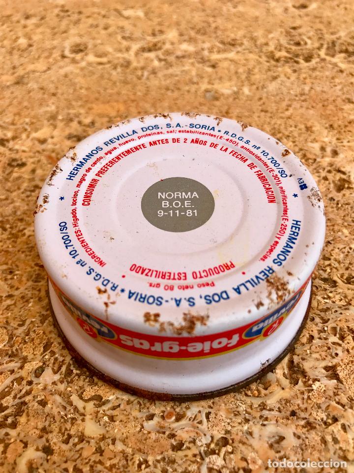 Cajas y cajitas met&aacute;licas: ANTIGUA LATA DE FOIE GRAS - Foto 4