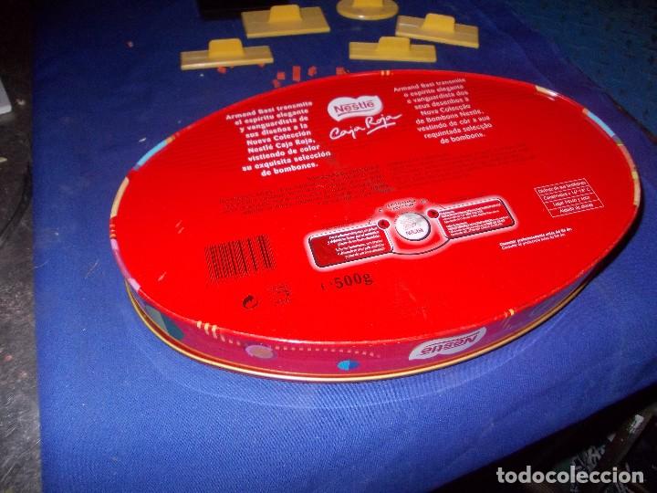 Cajas y cajitas met&aacute;licas: caja roja de nestle - Foto 2