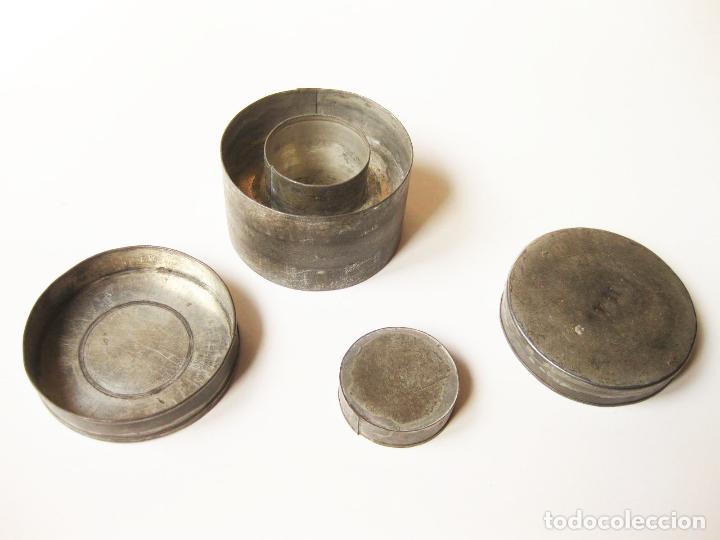 Boxes and metal boxes: EXTRA&Ntilde;A CAJA DE LATA CON DOS TAPAS PARA GUARDAR ALGO ENRROLLADO