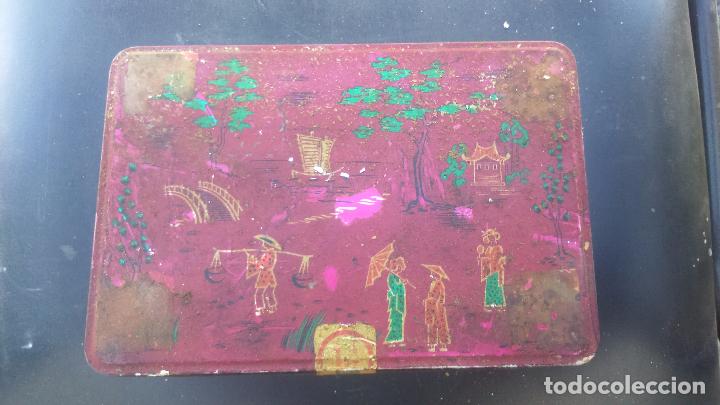Cajas y cajitas met&aacute;licas: LOTE DE 4 CAJAS COLACAO - Foto 2