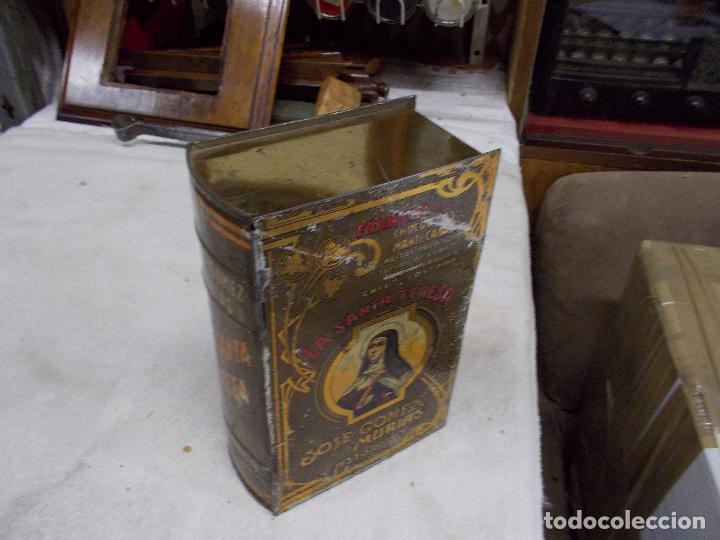 Cajas y cajitas met&aacute;licas: caja de santa teresa - Foto 1