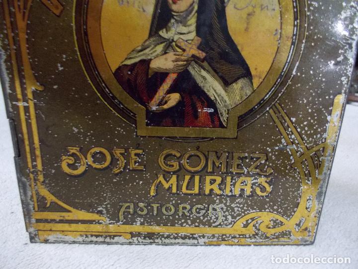 Cajas y cajitas met&aacute;licas: caja de santa teresa - Foto 3