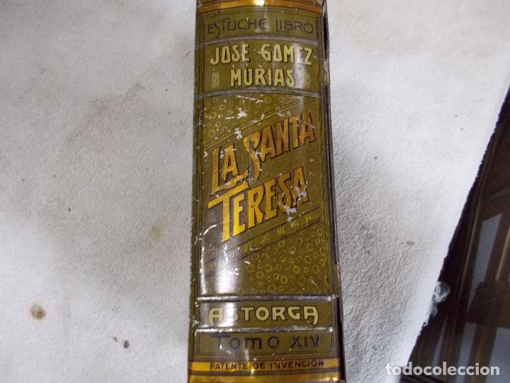 Cajas y cajitas met&aacute;licas: caja de santa teresa - Foto 14