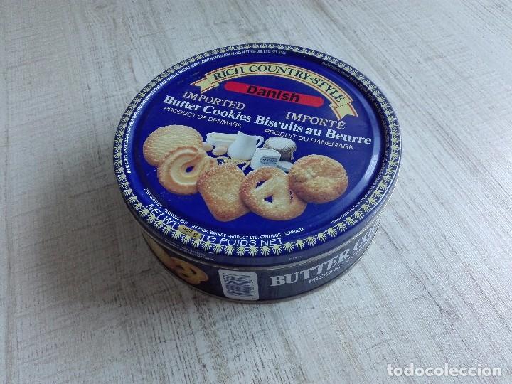 Casse e cassette metalliche: Caja met&aacute;lica galletas - ripensa - butter cookies danish - 1997 - 200 gr