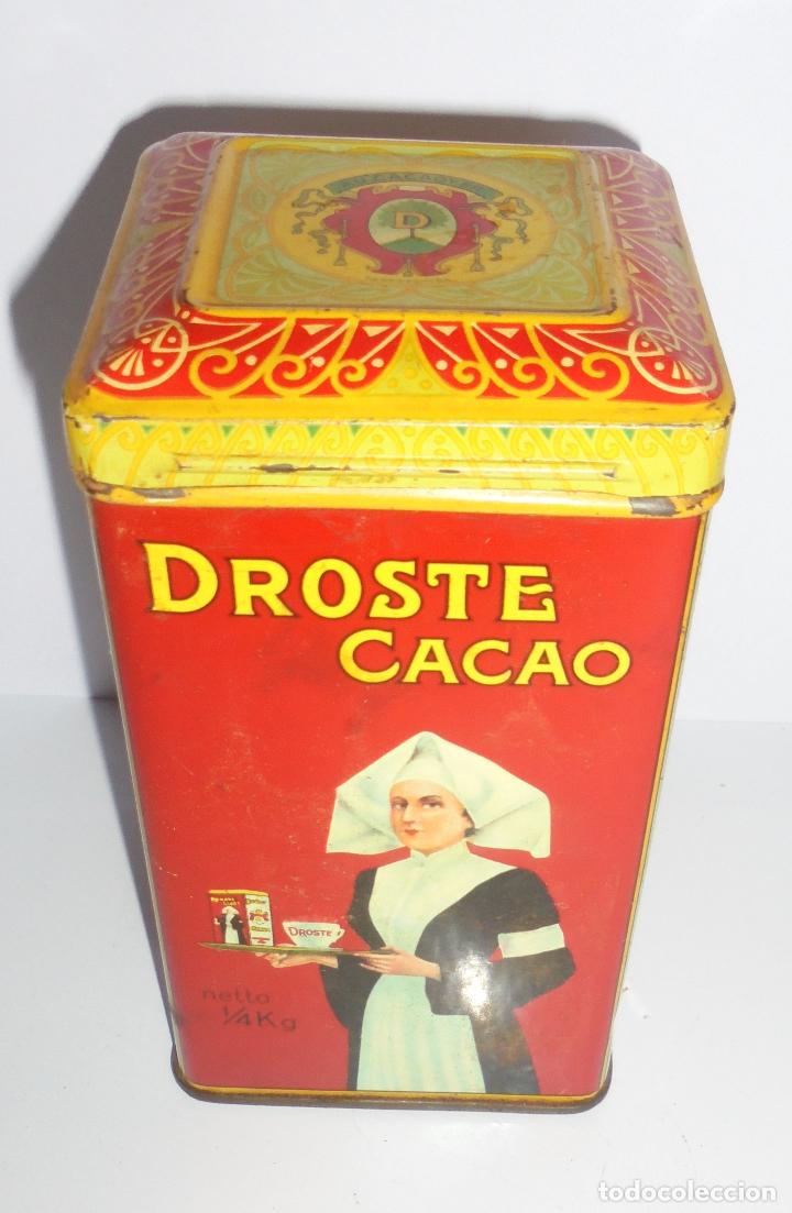 antigua caja de cacao droste. contiene cacao. 1 - Acquista Scatole di latta  antiche e altre cassette di collezione su todocoleccion