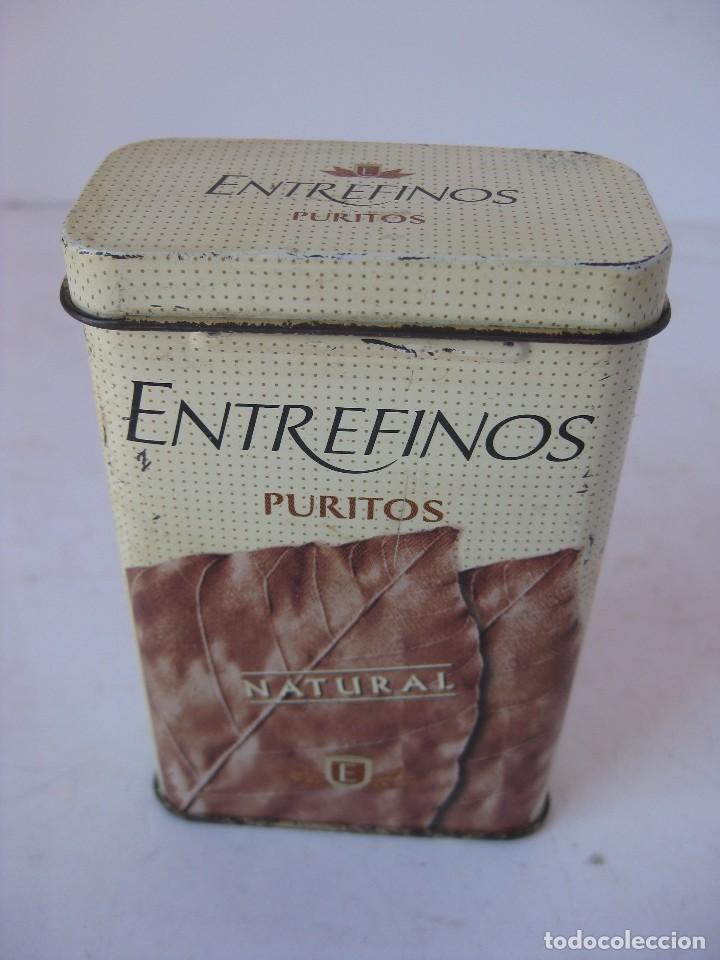 Blechdosen und Kisten: Cajita met&aacute;lica de Puritos entrefinos natural.