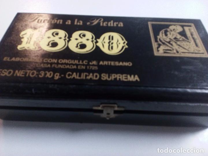 Blechdosen und Kisten: CAJA - COFRE DE MADERA TURR&Oacute;N 1880 DE JIJONA. EL TURR&Oacute;N M&Aacute;S CARO DEL MUNDO
