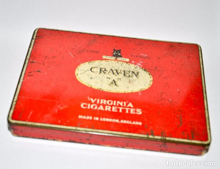 Cajas y cajitas met&aacute;licas: CAJA  DE CRAVEN A - VIRGINIA CIGARETTES - Foto 1