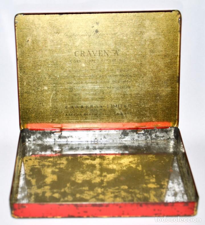 Cajas y cajitas met&aacute;licas: CAJA  DE CRAVEN A - VIRGINIA CIGARETTES - Foto 3