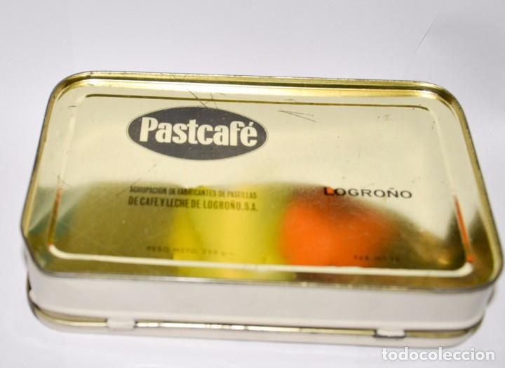 Cajas y cajitas met&aacute;licas: CAJA DE CARAMELOS PASTCAFE - LOGRO&Ntilde;O - Foto 2