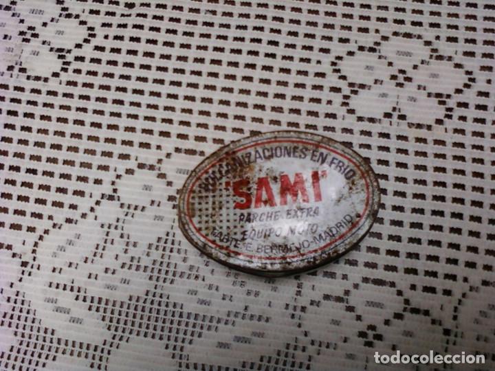 Caixas e caixinhas met&aacute;licas: CAJA PARCHES SAMI. EQUIPO MOTO