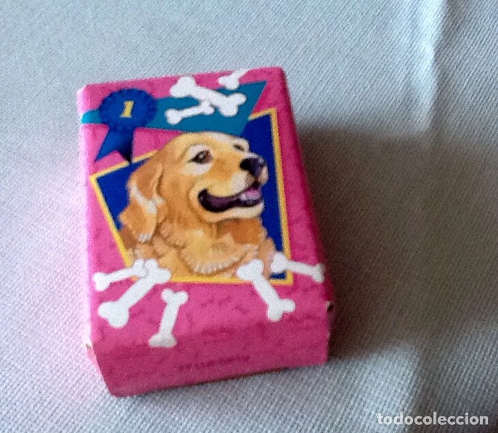 Cajas y cajitas met&aacute;licas: CAJITA ROSA PERRO 5 x 3.50 cm CAJA SIN CONTENIDO