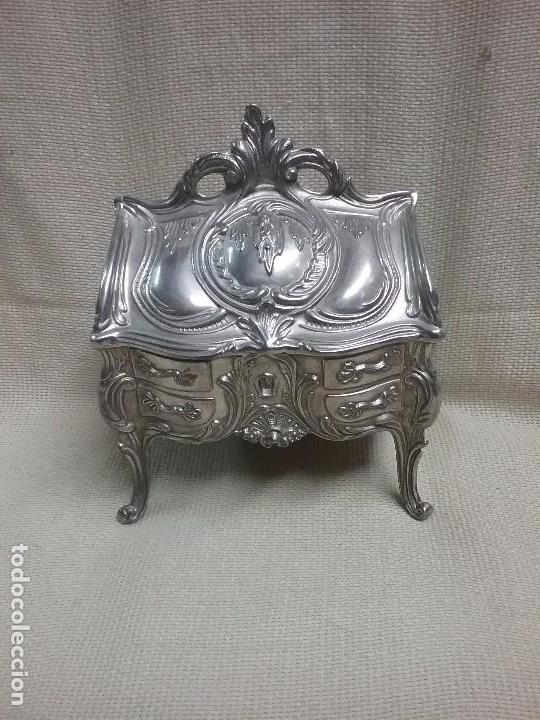 Cajas y cajitas met&aacute;licas: CAJA JOYERO MET&Aacute;LICA