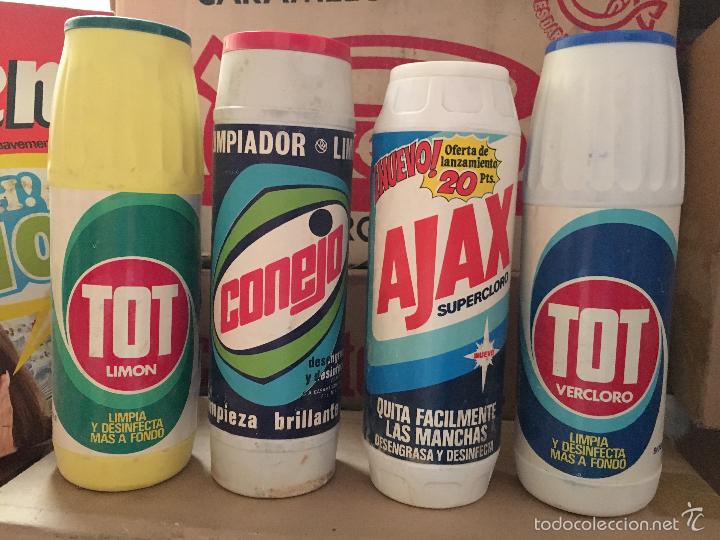 Cajas y cajitas met&aacute;licas: BOTE EMBASE DE DETERGENTE A&Ntilde;OS 70/80 - LLENO