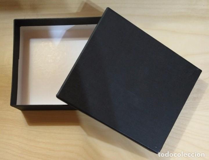 caja cartón duro negra 14cm x 12cm x 3.50cm - Compra venta en todocoleccion