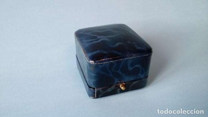 Cajas y cajitas met&aacute;licas: Caja Estuche vac&iacute;o relojer&iacute;a internacional Calvo vintage antigua a&ntilde;os cuarenta. Buen estado