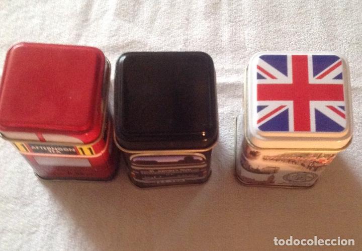 Cajas y cajitas met&aacute;licas: TRES LATAS INGLESAS DE TE. - Foto 1
