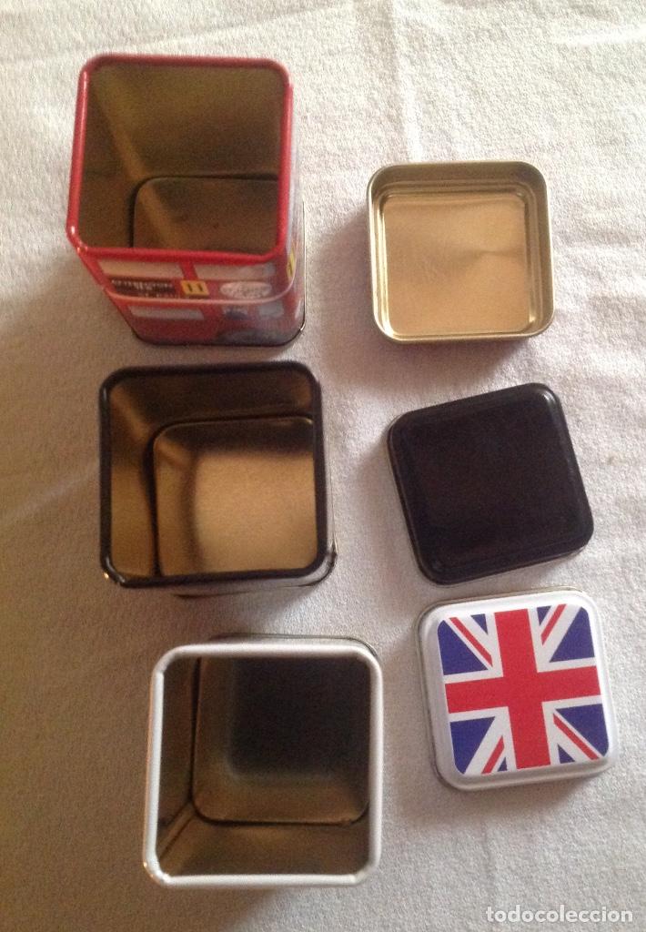 Cajas y cajitas met&aacute;licas: TRES LATAS INGLESAS DE TE. - Foto 6