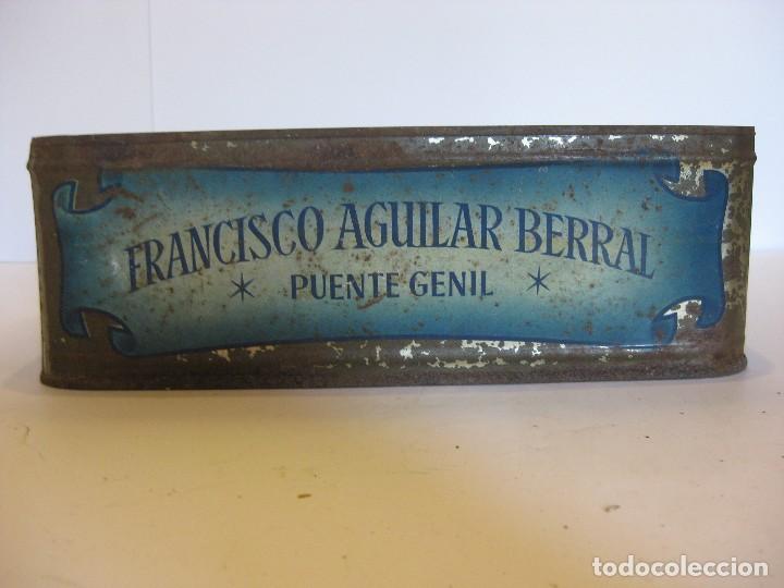 Cajas y cajitas met&aacute;licas: Antigua caja de dulce de membrillo la g&oacute;ndola de Francisco A. Berral