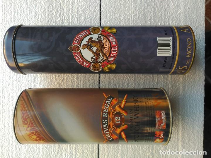 Cajas y cajitas met&aacute;licas: 4 Latas de licores - Foto 2