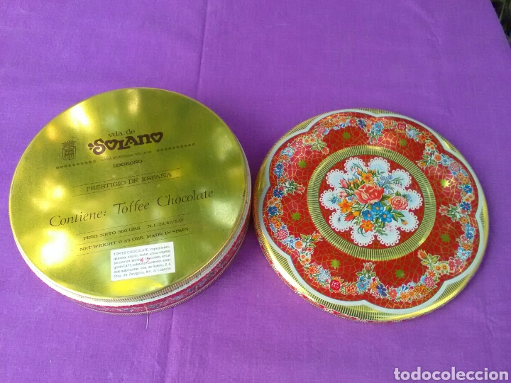 Cajas y cajitas met&aacute;licas: Caja de lata de solano - Foto 2