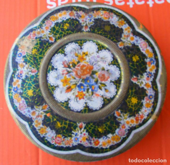 Blechdosen und Kisten: CAJA METALICA ANTIGUA, MIDE DI&Aacute;METRO 21 CM ALTO 4 CM