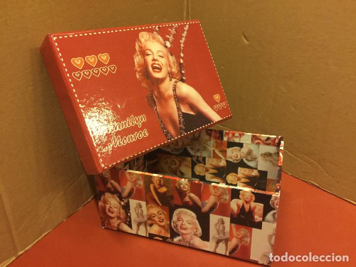 Cajas y cajitas met&aacute;licas: MARILYN MONROE - preciosa cajita de cart&oacute;n ideal para guardar objetos. Ver medidas y fotos