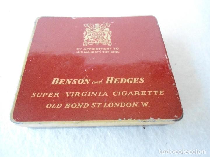 Cajas y cajitas met&aacute;licas: ANTIGUA LATA DE TABACO INGLES - Foto 1