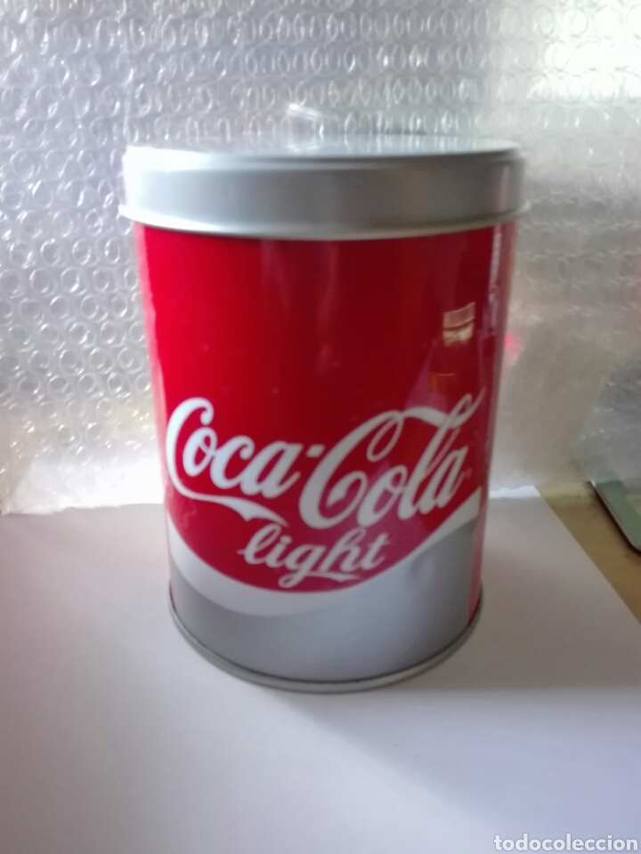 Cajas y cajitas met&aacute;licas: BOTE MET&Aacute;LICO COCA COLA LIGHT - Foto 1