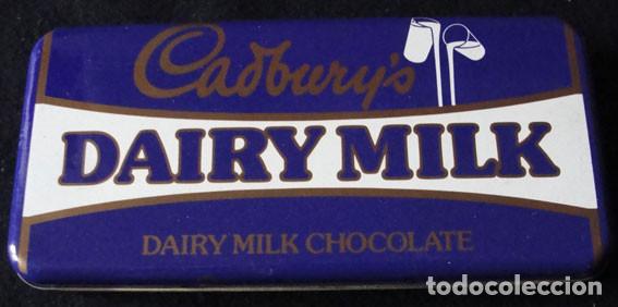 Boxes and metal boxes: LATA CADBURY DAIRY MILK CHOCOLATE - ENGLAND -