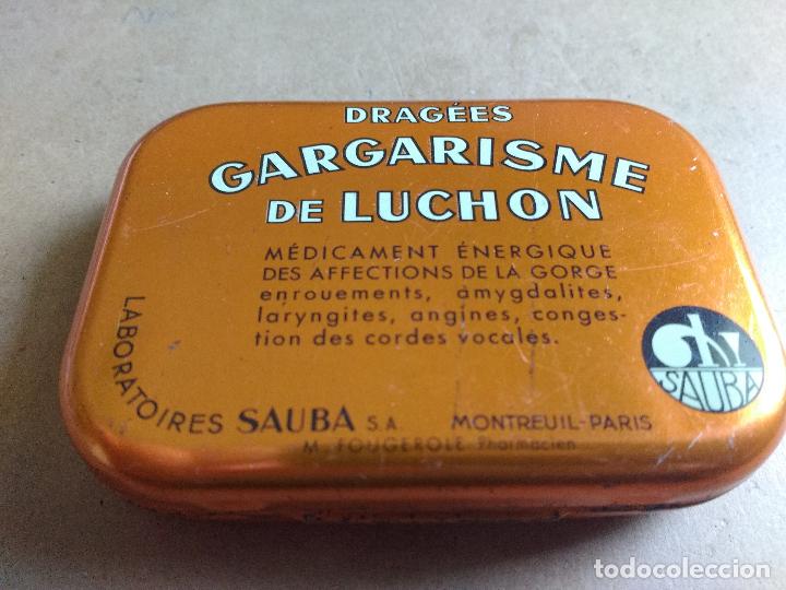 Cajas y cajitas met&aacute;licas: CAJITA METALICA DE GARGARISME DE LUCHON, EXCELENTE ESTADO