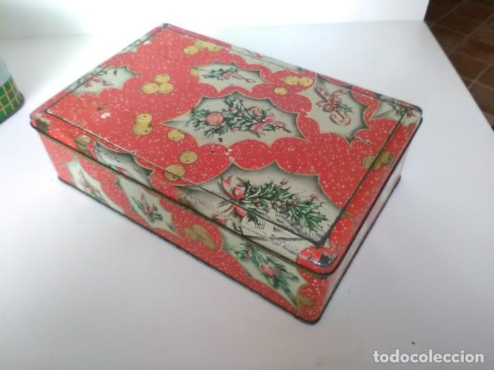 Cajas y cajitas met&aacute;licas: Caja de chapa con motivos navide&ntilde;os - Foto 2