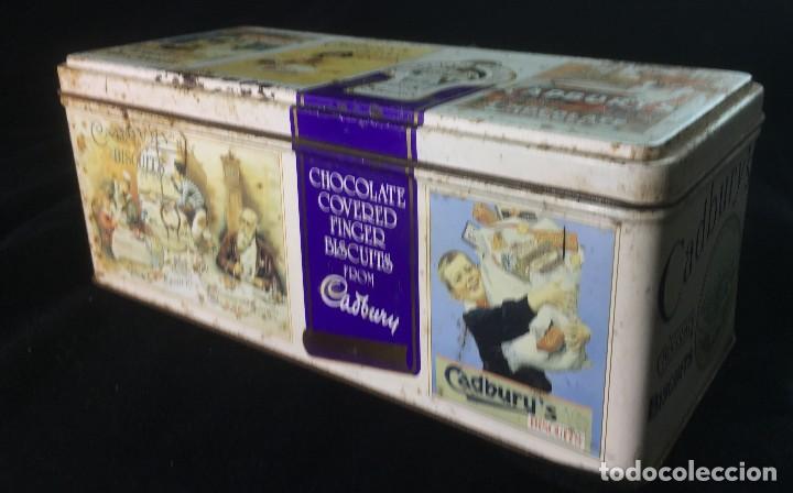 Casse e cassette metalliche: INTERESANTE CAJA DE CHAPA METALICA LITOGRAFIADA DE CHOCOLATE Y BISCUITS CADBURY'S