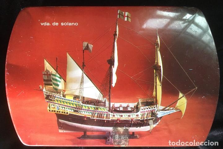 Casse e cassette metalliche: INTERESANTE CAJA DE CHAPA METALICA LITOGRAFIADA DE VDA. DE SOLANO LOGRO&Ntilde;O