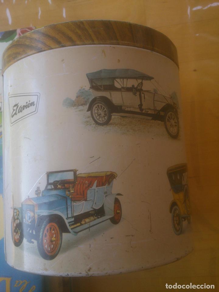 Bo&icirc;tes et petites bo&icirc;tes m&eacute;talliques: ANTIGUO BOTE CARAMELOS EL AVION,SERIE COCHES