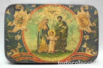 Casse e cassette metalliche: CAJA DE LATA DULCE DE MEMBRILLO SANTA FILOMENA, PUENTE GENIL - CAJAMETALICA-317
