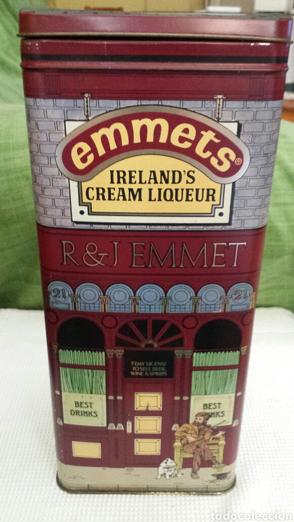 Cajas y cajitas met&aacute;licas: Lata licor Emmets - Foto 1