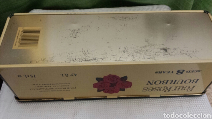 Cajas y cajitas met&aacute;licas: Lata Four Roses - Foto 4