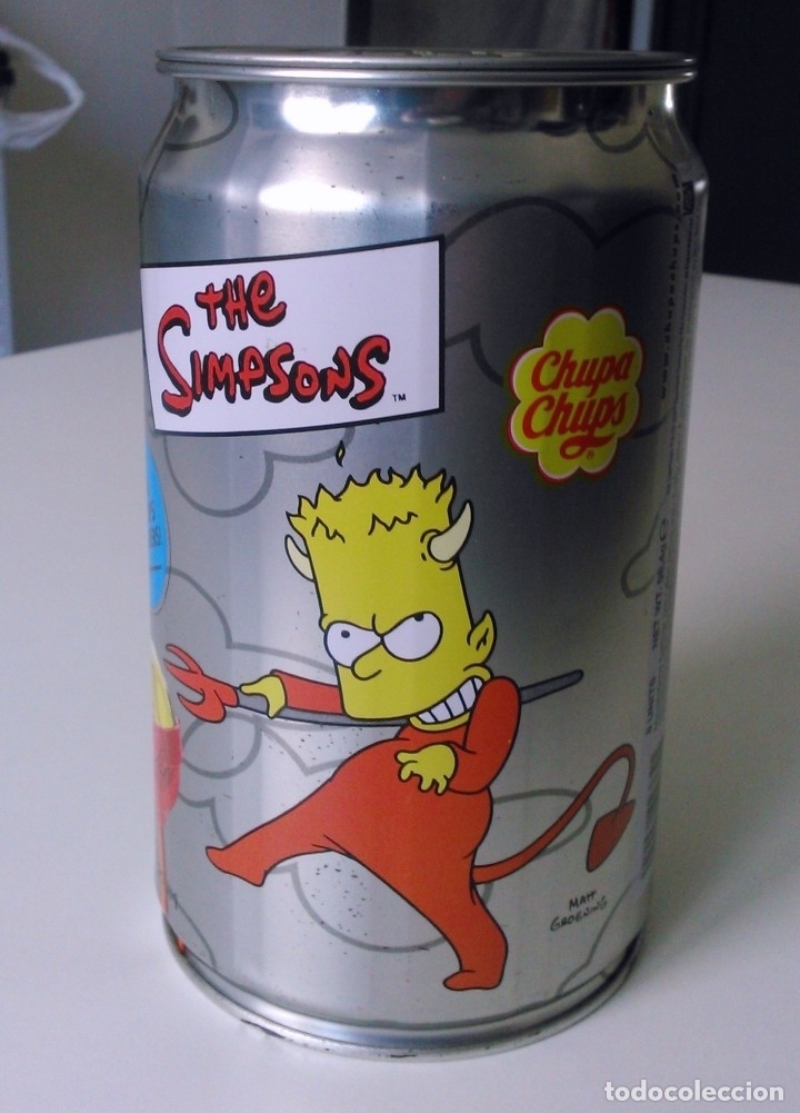 Cajas y cajitas met&aacute;licas: Los Simpsons Lata Chupa Chups - Fotos adicionales