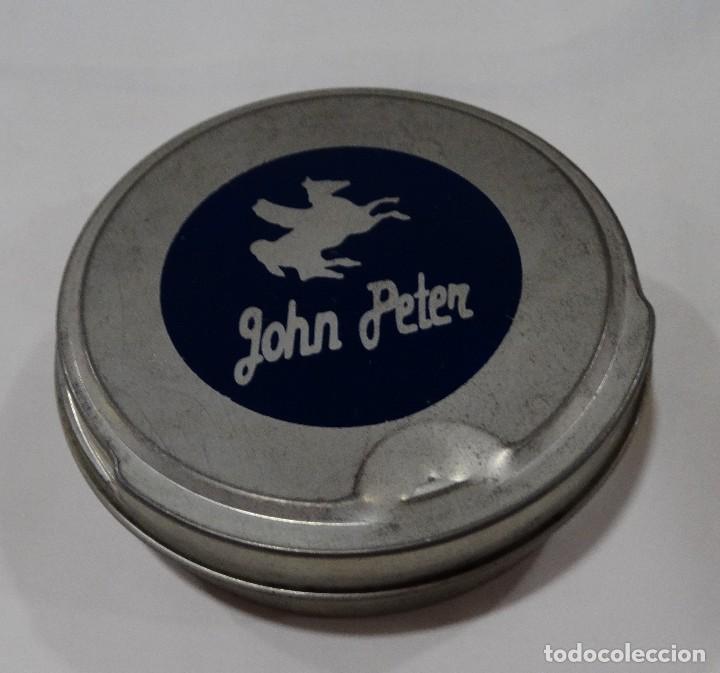 Blechdosen und Kisten: CAJA DE METAL LITOGRAFIADA CON PUBLICIDAD  DE JOHN PETER