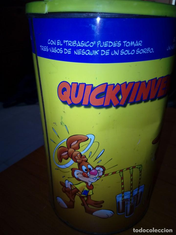 Cajas y cajitas met&aacute;licas: BOTE NESQUIK. QUICKYINVENTOS. - Foto 2