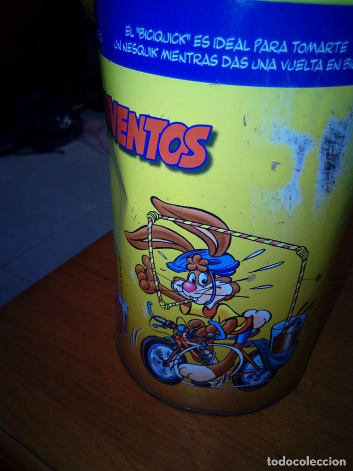 Cajas y cajitas met&aacute;licas: BOTE NESQUIK. QUICKYINVENTOS. - Foto 3