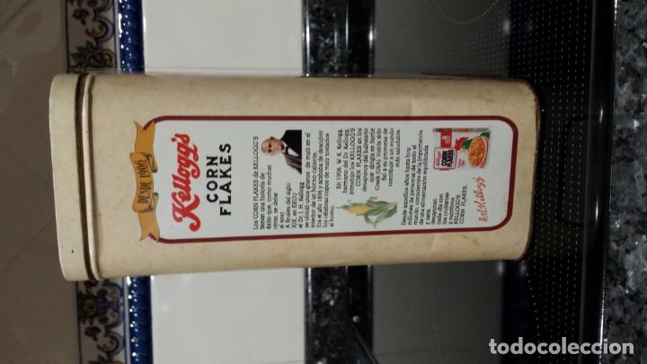 Cajas y cajitas met&aacute;licas: Caja seregrafiada de  kelloggs. - Foto 4