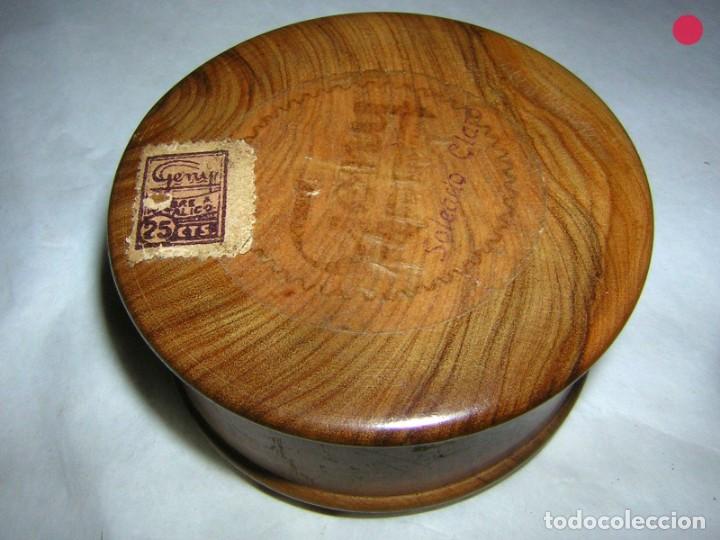 Cajas y cajitas met&aacute;licas: POLVERA ANTIGUA DE MADERA - Foto 4