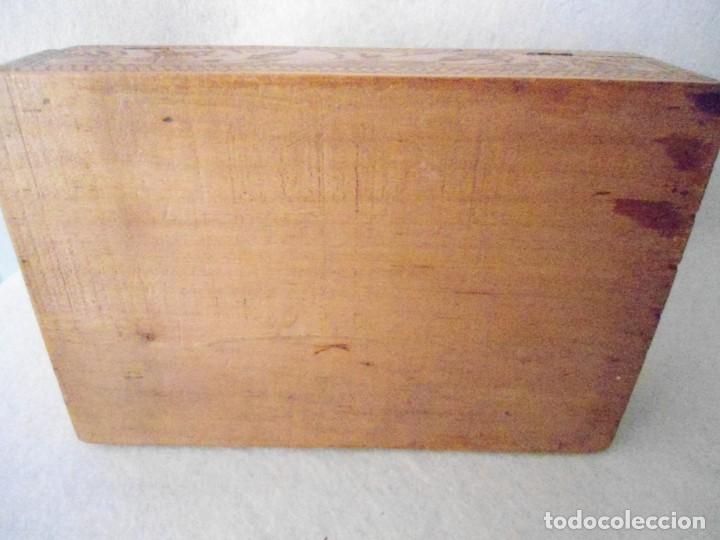 Cajas y cajitas met&aacute;licas: ANTIGUA CAJA DE MADERA - Foto 5