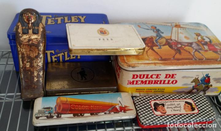 Cajas y cajitas met&aacute;licas: Lote 7 cajas coleccionables - Foto 2